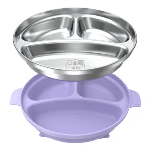 2-in-1 Baby Feeding Plate